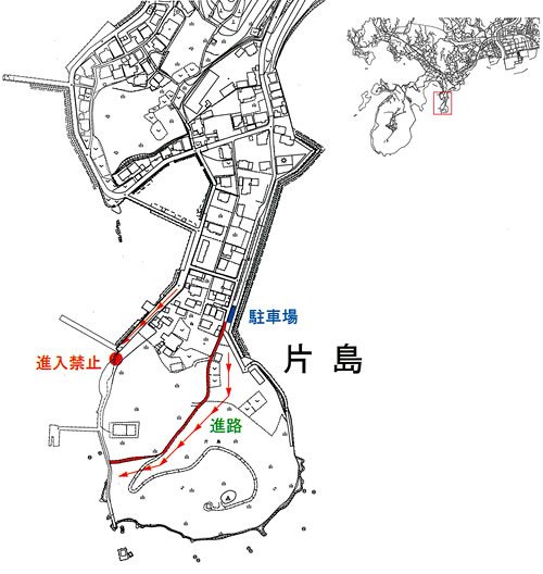 魚雷発射試験場跡MAP