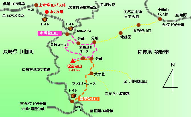 虚空蔵山概念図